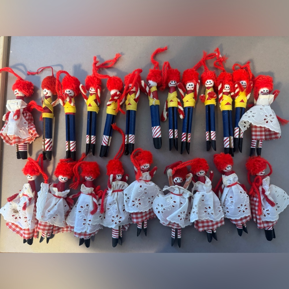 Set of Vintage Ornaments